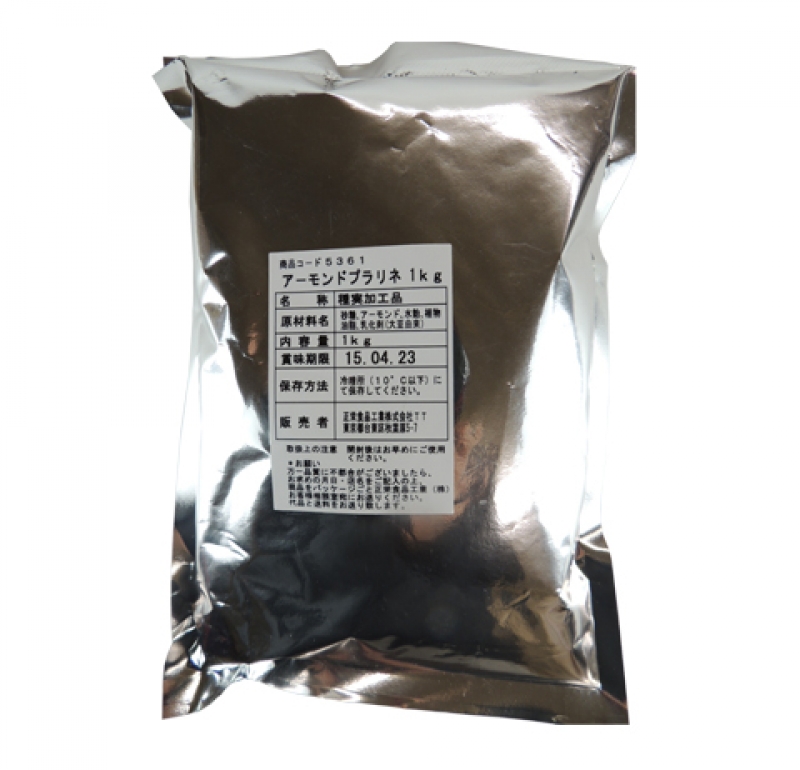 アーモンドプラリネ1kg｜製菓材料・お菓子材料など業務用卸の通販｜かっぱ橋の本間商店原料店